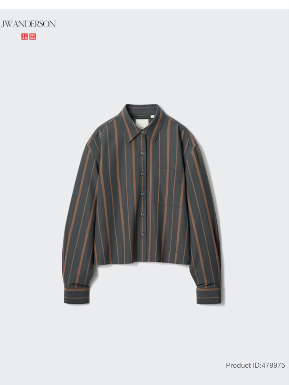 Oxford Boxy Shirt | Striped Size XXS
